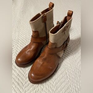 Vintage Foundry Leather Mid-Top Women’s Boots Size 6.5